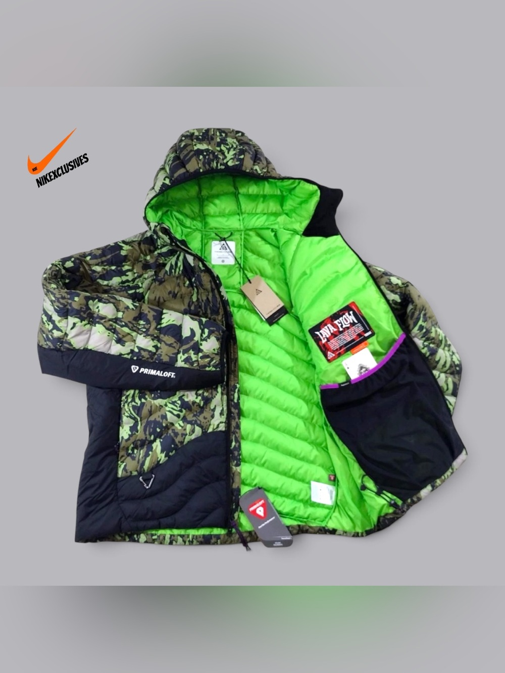 Nike ACG Green Camo Puffer Jacket